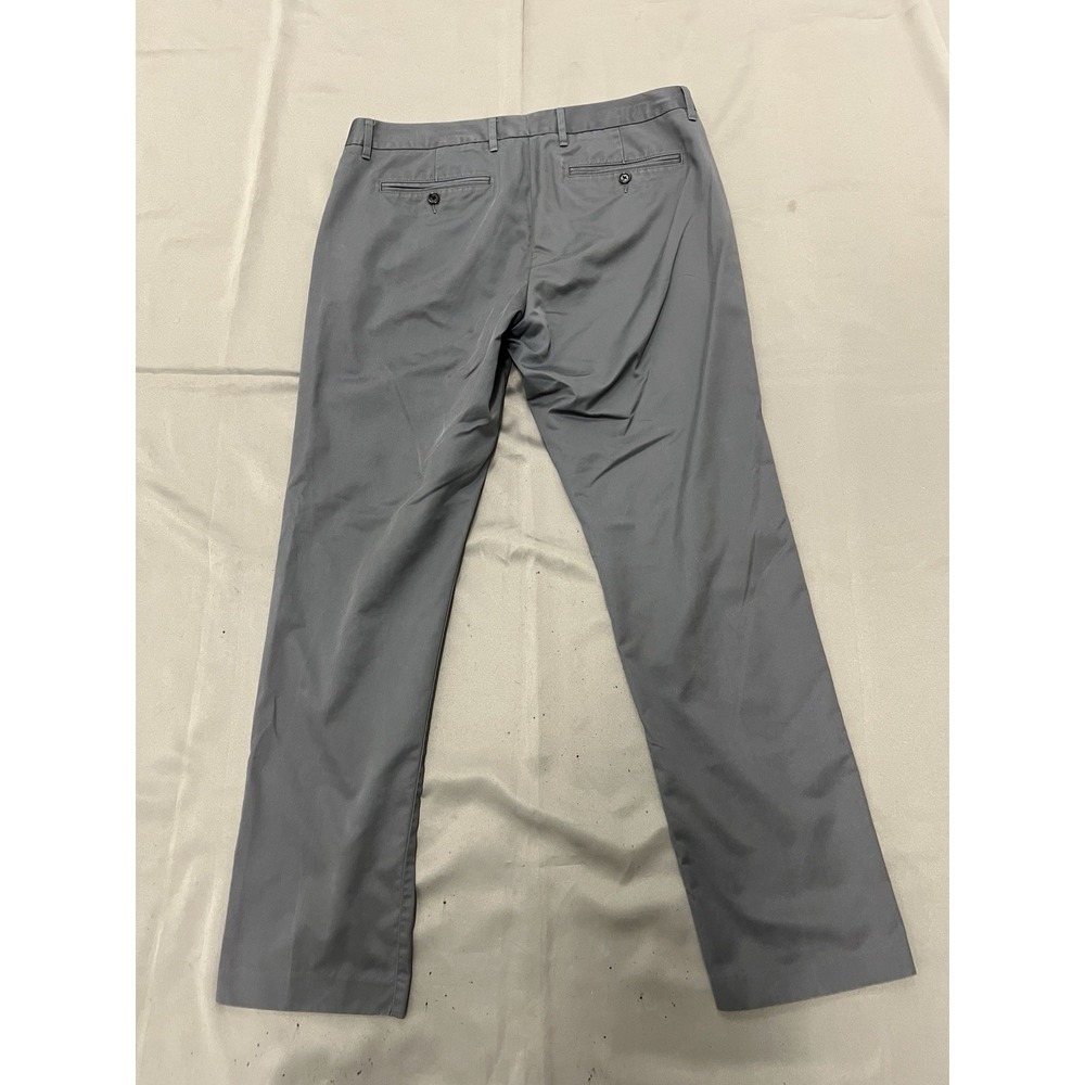Bonobos Men's Friday Slim Fit Gray 100% Cotton Chino Pants Size 34x30 - Picture 5 of 8